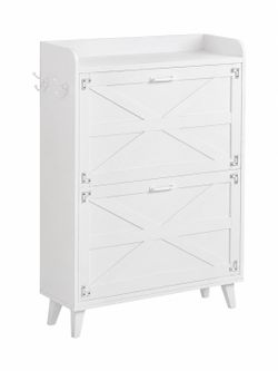 Brand New Shoe Storage Cabinet – White 💲Local Pickup Only