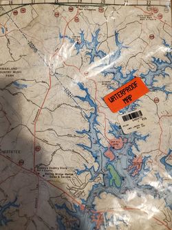 Lake lanier map
