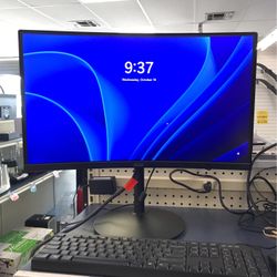 Gaming Monitor And Tower