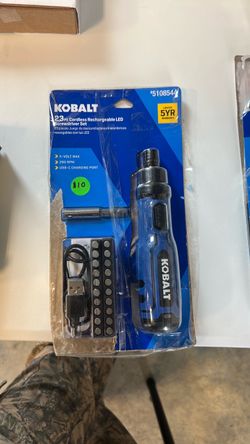 Kobalt 23-Piece Cordless Rechargeable LED Screwdriver Set