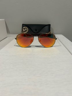 Orange Ray-Bans (missing nose guard)