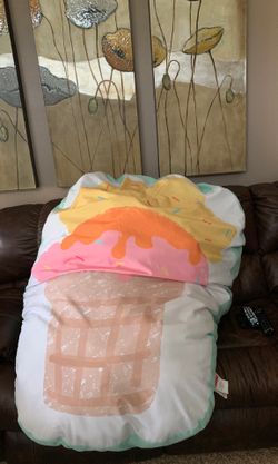 Large ice cream cushion