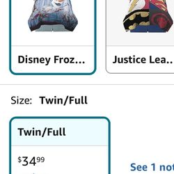 Frozen II twin bedding and Olaf stuff 