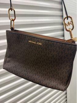 Michael Kors Signature Brown Crossbody Bag – Like New