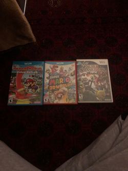 Wii U and Wii games