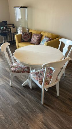 Dining Table with Leaf for Extension
