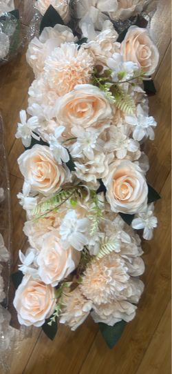 3-D flower wall panels