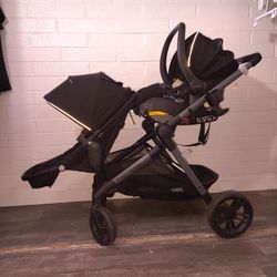 (((PICK UP ONLY)))Pivot Xpand Modular Travel System with LiteMax Infant Car Seat (Ayrshire Black) Best Offer/ Willing To Negotiate 