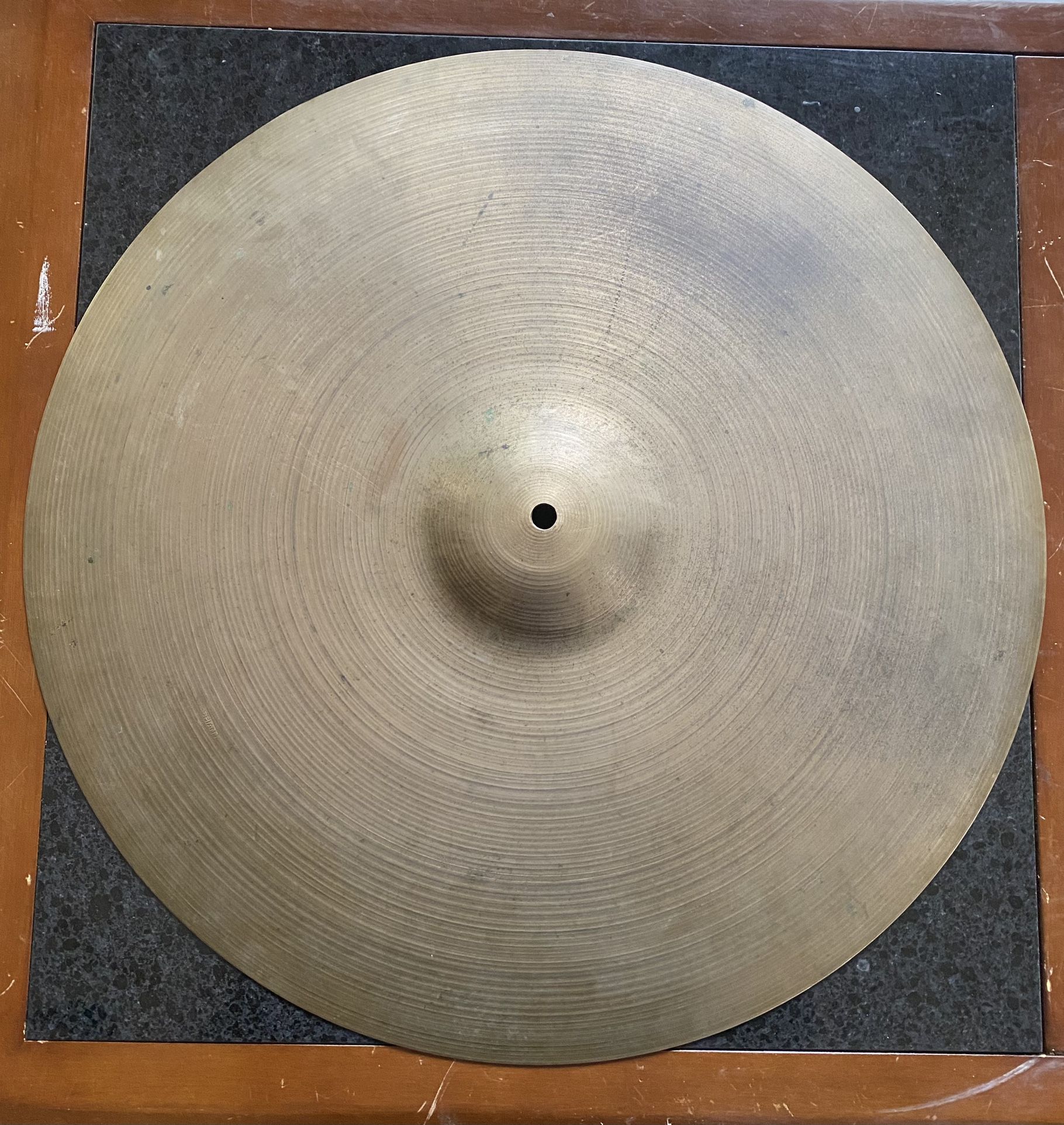 Vintage 1960’s Kashian Medium Light 22” Ride Cymbal 2580 g