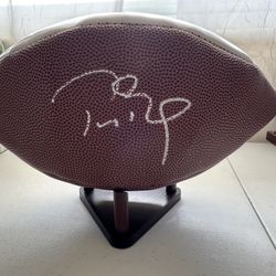 TOM BRADY SIGNED SUPER BOWL PATRIOTS FULL SIZE AUTOGRAPHED FOOTBALL W/COA 767
