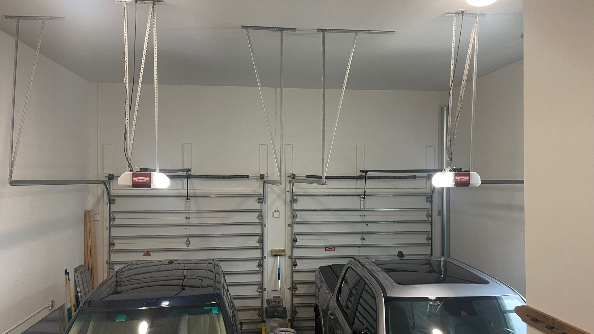 Overhead Garage Door Spring Opener Off Track Adjustment Replace And Parts