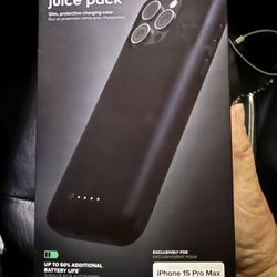 Mophie Juice Pack Slim Protected, Charging Case For Iphone 15 Pro Max