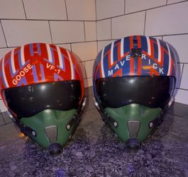 Top Gun MAVERICK & GOOSE Popcorn Bucket Helmets