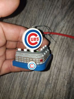 Chicago Cubs forever ornament small replica stadium 2006