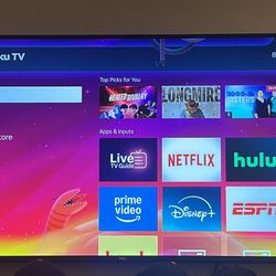 55 In 4k TCL TV With Mount 