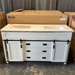 60in. Double Sink Vanity 