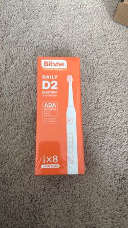 New Bitvae DAILY D2 Electric Toothbrush. This electric toothbrush is ADA Accepted and has 5 brushing modes: White, Clean, Soft, Polish, Gum Care. It h