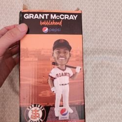 Grant McCray SF Giant Bobblehead
