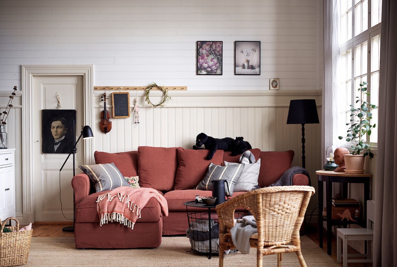 Floor lamp - IKEA Kinnahult - black ash - 59” for Sale in Phoenix 