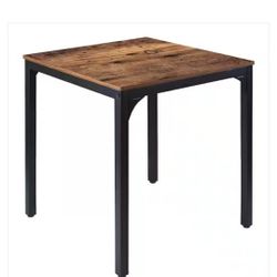 Wooden Metal Frame Table 