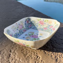 Vintage Laudel Japan fine bone china floral bowl