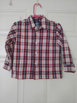 Toddler long dress shirt