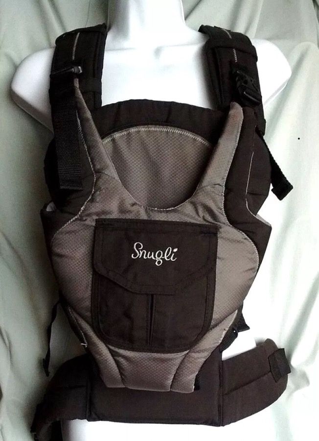 SNUGLI Padded Straps Baby Infant Sling Front & Backpack Carrier 7-26 Pounds