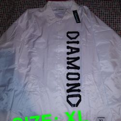 DIAMOND SUPPLY DUGOUT COACH'S JACKET
