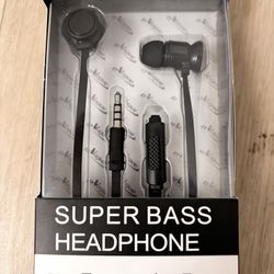 eVogue Super Bass In-Ear Headphones with Mic 