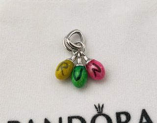 Pandora Stranger Things Glow-in-the-Dark “RUN” Light Bulbs Dangle Charm