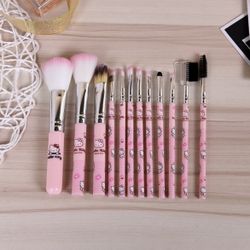 12 Piece  Hello Kitty Brush Set