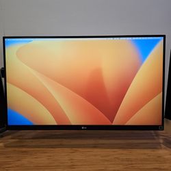 LG 27 Inch IPS 4K Monitor With FreeSync