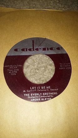 The Everly Brothers .....Let it be me 7 inch
