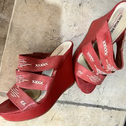 American Rag Red Wedges