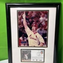 Mark Mcgwire Framed 62nd HR First Day Cover