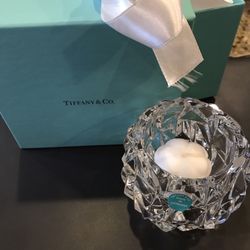 Tiffany Votive With Original Candle Brand New