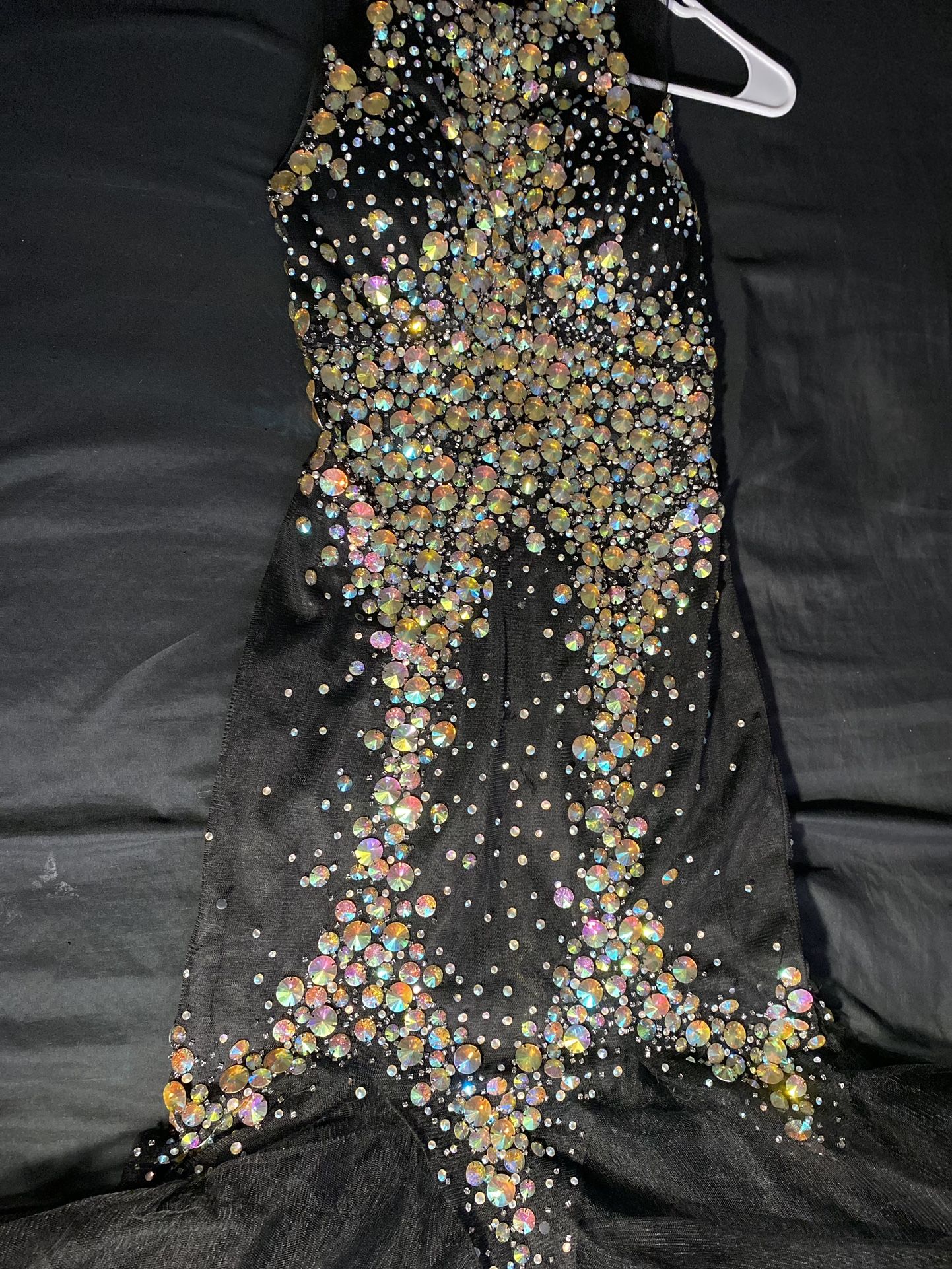 Black Mermaid  FITTED dress