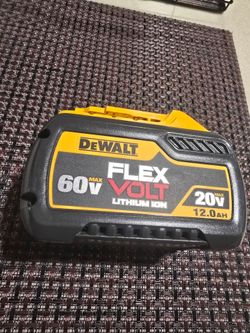 Like New BIG Dewalt 12ah 60 volt Flex Battery & see many more posts here
