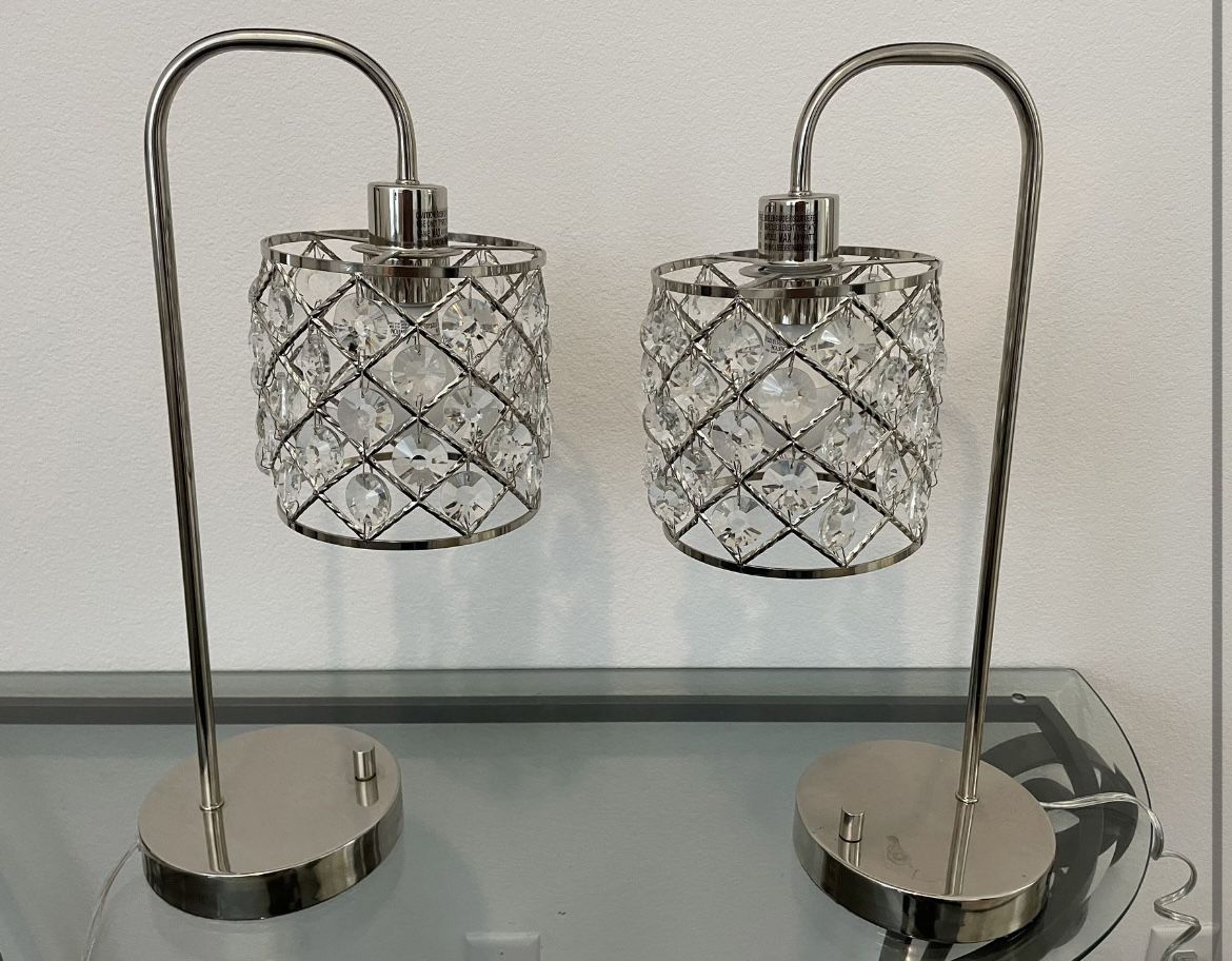 Crystal Nightstand Lamps
