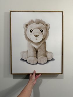 Lion Cub/ Nursery Wall Art (20 x 24)