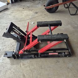 Motorcycle jack bike turn around