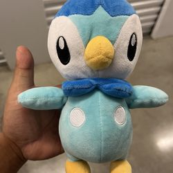 Pokemon PIPLUP 8” Plush Doll Officially Licensed figure WCT wicked cool toys