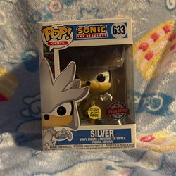 Glow In The Dark Silver Funko Pop