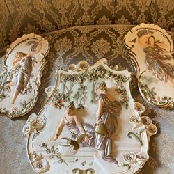 Very Gorgeous  3 Pieces Victorian well Pictures 3-D