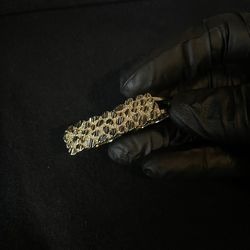 Gold Double Nugget Ring