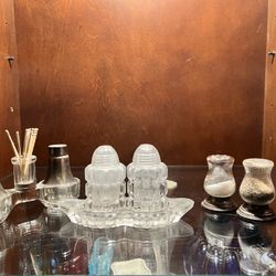 Antique salt shakers