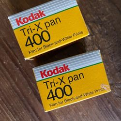 Expired But New Kodak Black And White 35mm Film Set Of 2