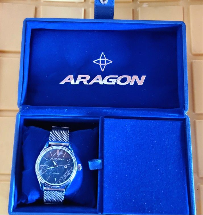 Aragon A110 49mm Caprice Limited Edition Black Marble Face
