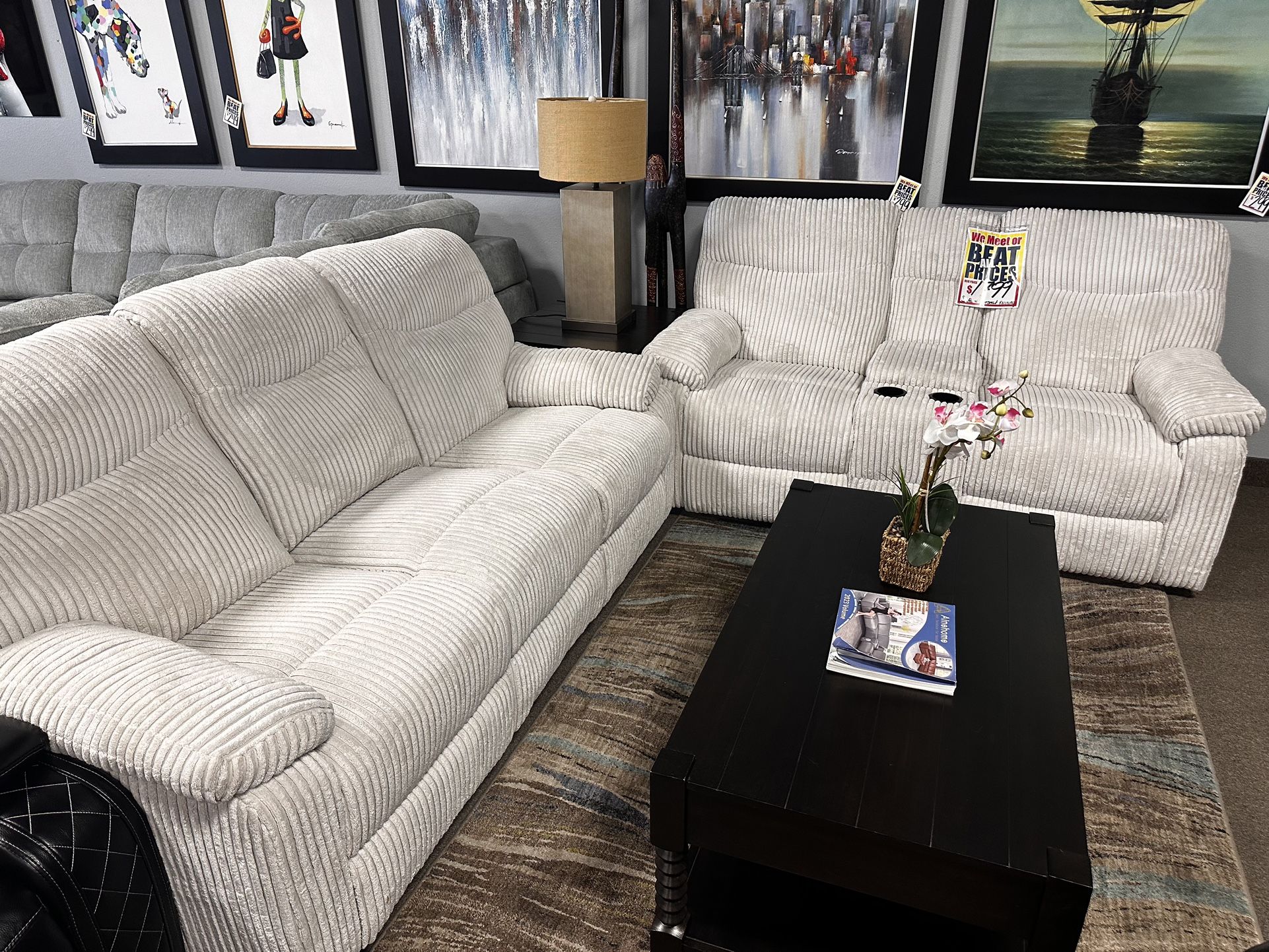 Stunning Sofa Set! $1499 ๐คโจ More Colors Available!