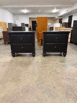 Price for Both - 2 Dark Nightstands